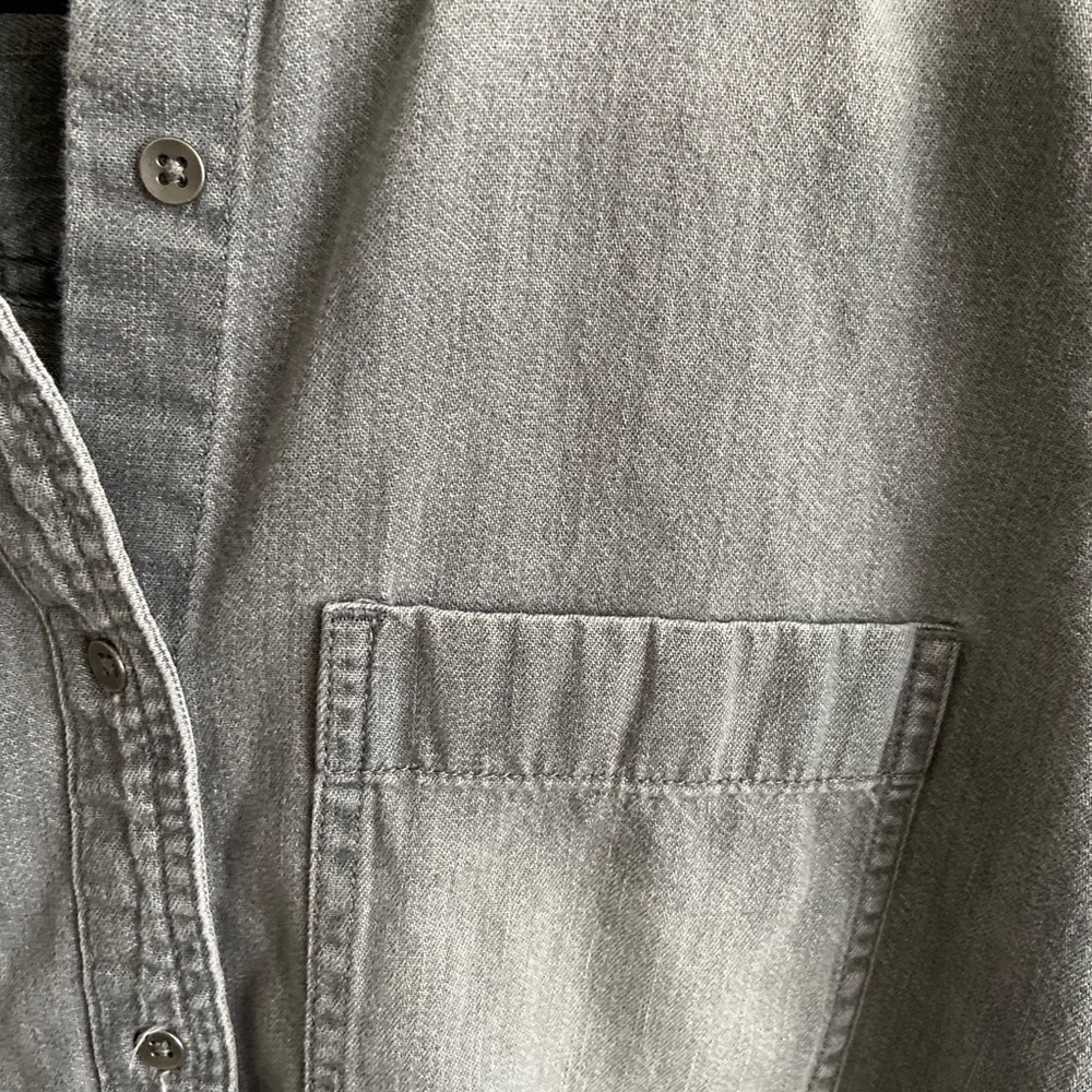 Grey Banana Republic Button Down - Picture 2 of 6